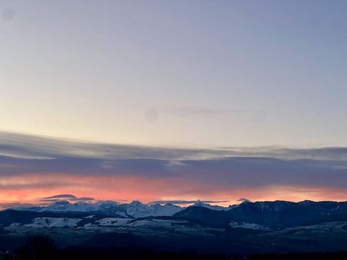 Sonnenaufgang Voralpen